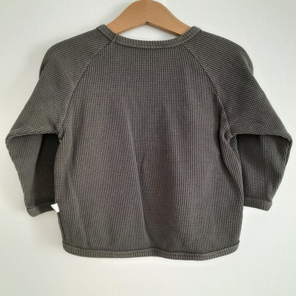 peekaboo Baby Textured Long Sleeve Sweater - Picture 4 of 9